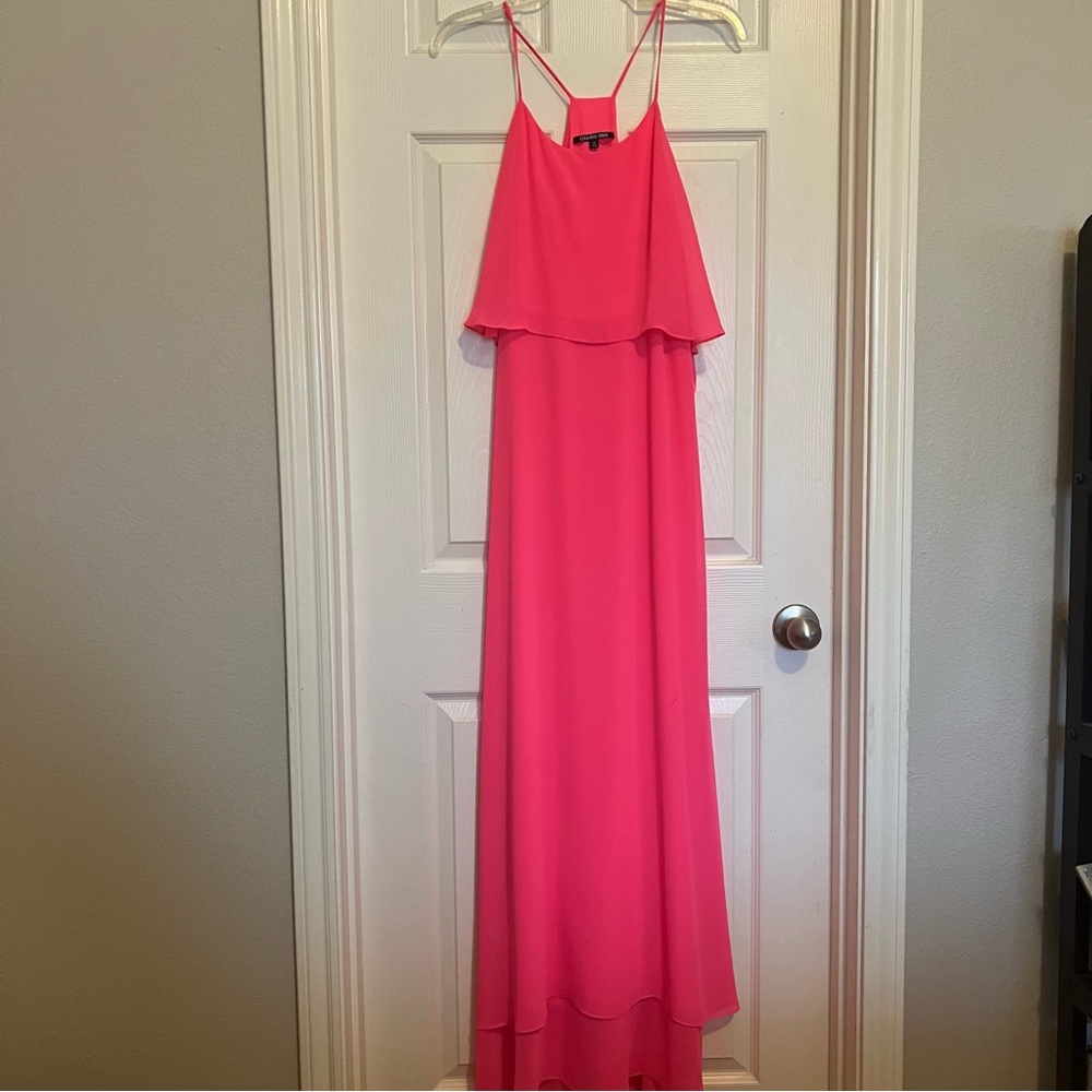 Neon Pink Long Dress